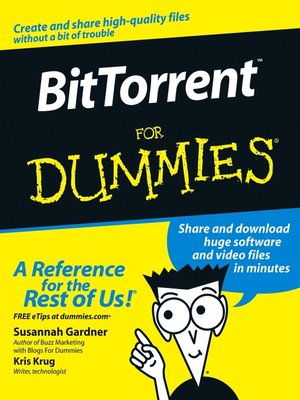 cover image of BitTorrent For Dummies